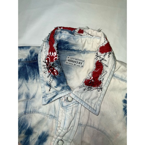Kapital Kountry 8oz Sukiyaki Tie Dye Western Shirt - Picture 3 of 7